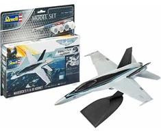 Revell Model Set F/A-18 Hornet "Top Gun" - PLASTIKINIS modeliavimo rinkinys