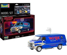 Revell Stranger Things GMC Squawk Van 1/25 surenkamas modelis rinkinys