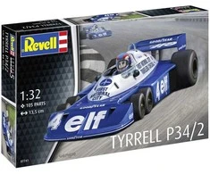 Revell Tyrrell P34/2 6 ratų F1, 1:32 surenkamas plastikinis modelis
