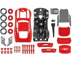 Revell Žaibas Makvynas Disney Cars, šviesos ir garsas, 1:20 surinkimo modelis