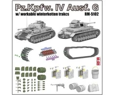 RFM Pz.Kpfw. IV Ausf.G su Winterketten, 1/35 plastikinis rinkinys (RFM-5102)