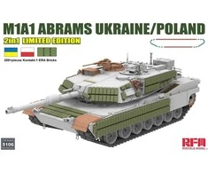 RFM Rye Field M1A1 Abrams Ukraina / Lenkija 2in1 ribotas leidimas 1/35