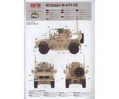 RFM Rye Field Model M1240A1 M-ATV MRAP 1/35, surenkamas modelis su pilnu interjeru