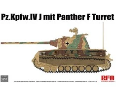 RFM Rye Field Pz.Kpfw. IV J su Panther F bokšteliu 1/35 plastikinis modelis