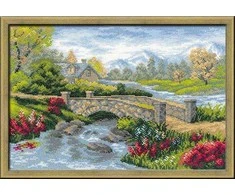 RIOLIS - Create It Yourself - Siuvinėjimo rinkinys „Vasariškas vaizdas“ 1078 (38x26 cm)