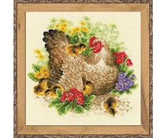 RIOLIS – Create It Yourself – Siuvinėjimo rinkinys „Višta“ 1480 (30x30 cm)