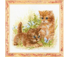 RIOLIS - Create It Yourself - Siuvinėjimo rinkinys „Vaikučių žaidimas“ 1391 (25x25 cm)