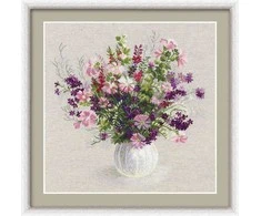 RIOLIS – Create It Yourself – Siuvinėjimo rinkinys „Vasariška puokštė“ 1010 (48x48 cm)