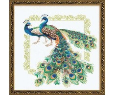 RIOLIS - Create It Yourself - Siuvinėjimo rinkinys „Povai“ 767 (48x48 cm)