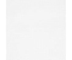 Riolis Zweigart balta Aida 18 ct siuvinėjimui kryželiu – 50×50 cm