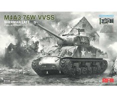 Rye Field Model M4A3 Sherman 76W VVSS Late su interjeru 1/35 RFM-5135