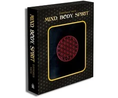 Schiffer Publishing Dvasinis Priedas - Mind, Body, Spirit Užtrauktuko Krepšys 7¼ × 8½ colių Juodas Aksomas