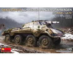 Sd.Kfz.234/3 Stummel šarvuoto automobilio modelis 1/35 Miniart