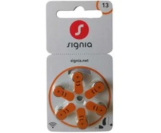 Siemens Signia 13 PR48 klausos aparato baterijos, 6 vnt., cinkas-oras