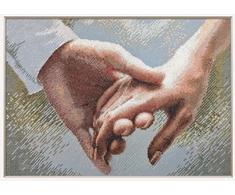 Siuvinėjimo kryželiu rinkinys Aine „In Your Hands“ – susikibusios rankos