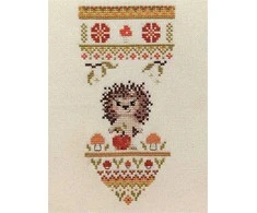Siuvinėjimo kryželiu rinkinys Mažasis ežiukas NeoCraft, 9x18 cm