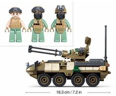 Sluban konstruktorius – karinis šarvuotis Stryker ADS, 320 det., 6+ (18,3 cm)