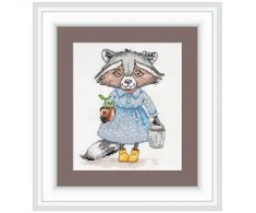 Sodininkė – Siuvinėjimo kryželiu rinkinys NeoCraft, Zweigart, 11x15 cm