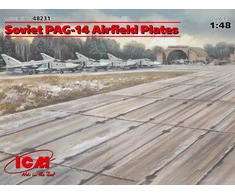 Sovietinės PAG-14 aerodromo plokštės 1/48 plastikinis modelis ICM