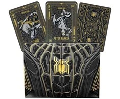 Spider-Man Juodas &amp; Gold žaidimo kortos Difatta