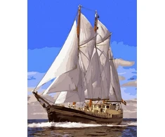 SuperColor Tapyba Pagal Skaičius: „Buriavimo nuotykis“ 40x50 cm