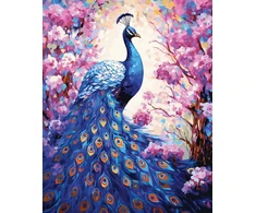 SuperColor Tapyba Pagal Skaičius: „Povas tarp gėlių“ 40x50 cm