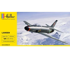 Surenkamas lėktuvo modelis Saab 32 Lansen 1/72 Heller 80343