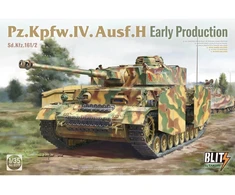 Surenkamas tanko modelis Pz.Kpfw. IV Ausf. H, ankstyvoji versija Takom 8019