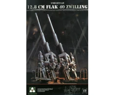 Takom 12,8 cm Flak 40 Zwilling zenitinis pabūklas, modelis 1/35, 2023