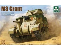 Takom britų vidutinis tankas M3 Grant 1/35 surenkamas modelis