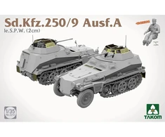 Takom lengvasis šarvuotis Sd.Kfz. 250/9 Ausf. A su 2 cm pabūklu 1/35 2213