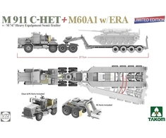 Takom M911 C-HET su M747 priekaba ir M60A1 tanku 1/72, 5024X