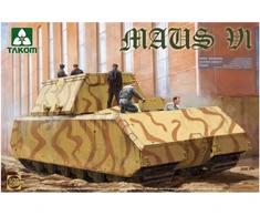 Takom Maus V1 vokiečių supersunkus tankas 1/35 surinkimo rinkinys