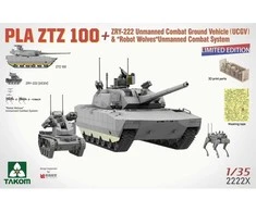 Takom PLA ZTZ-100 su ZRY-222 „Robot Wolves“ 1/35 plastikinis modelis