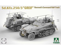 Takom Sd.Kfz.250/3 GREIF Rommelio komandinis pusiau vikšrinis 1/35 modelis