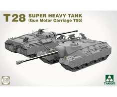 Takom T28/T95 super sunkus tankas 1:35 – detalus surenkamas modelis