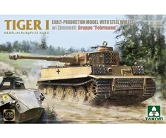 Takom Tiger I ankstyvos gamybos plastikinis modelis su zimmeritu
