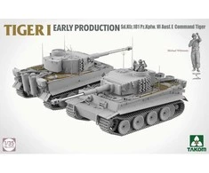 Takom Tiger I Ausf.E komandinis tankas Michael Wittmann 1/35 ankstyvas