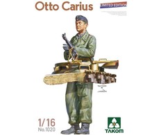 Takom Tiger I, vidurinės gamybos su zimmerit, Otto Carius, 1/35