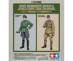 Tamiya 1/35 Vermachto karininkas ir Afrikos korpuso tankistas (2 fig.)
