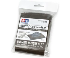 Tamiya dioramų tekstūrinis molis, tamsios žemės efektas, 150 g, 87222