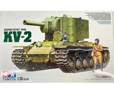 Tamiya KV-2 retro sunkusis tankas 1/35 plastikinis modelis