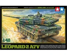 Tamiya Leopard 2 A7V vokiečių kovinis tankas 1/48 surenkamas