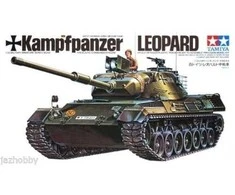 Tamiya Leopard kovinis tankas 1/35 plastikinis surenkamas rinkinys