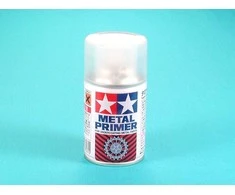 Tamiya Metal Primer – skaidrus purškiamas gruntas metalui, 100 ml (87061)