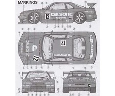 Tamiya Nissan Calsonic Skyline GT-R R34 1/24 plastikinis surinkimo rinkinys