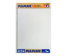 Tamiya Pla-Plate plastiko lakštai modeliavimui 1,5 mm, B4, 2 vnt., 70175