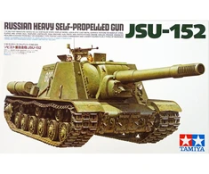 Tamiya retro sunki savaeigė haubica ISU-152 1/35 modelis