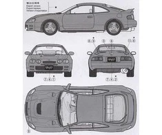 Tamiya Toyota Celica GT-Four 1/24 mastelis surenkamas plastikinis modelis 24133