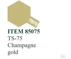 Tamiya TS-75 purškiami dažai „Champagne Gold“ 100 ml